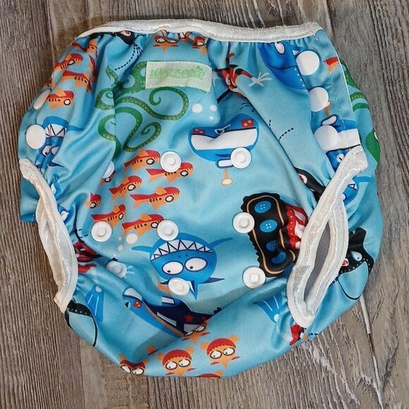 Adjustable Reusable Baby Swim Diapers Sz Small NWOT pack of 3 - Picture 8 of 12